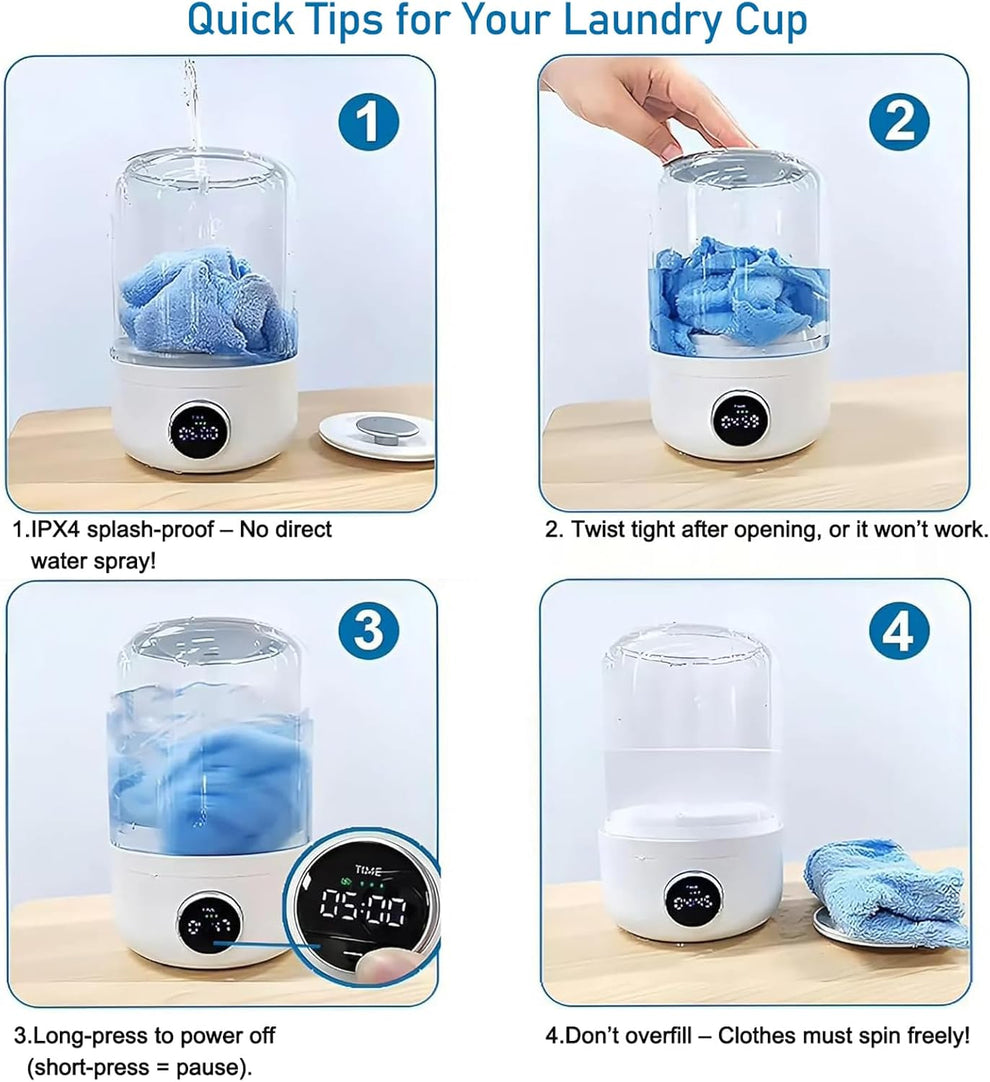 WashPod™ - Mini Portable Washing Machine