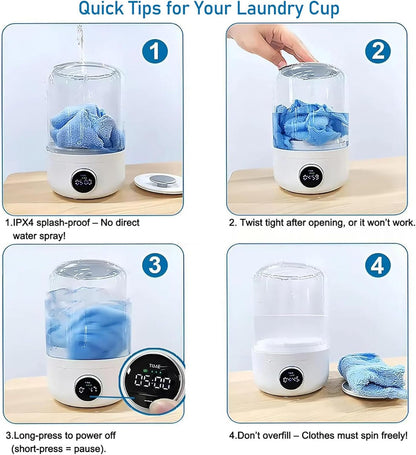 WashPod™ - Mini Portable Washing Machine