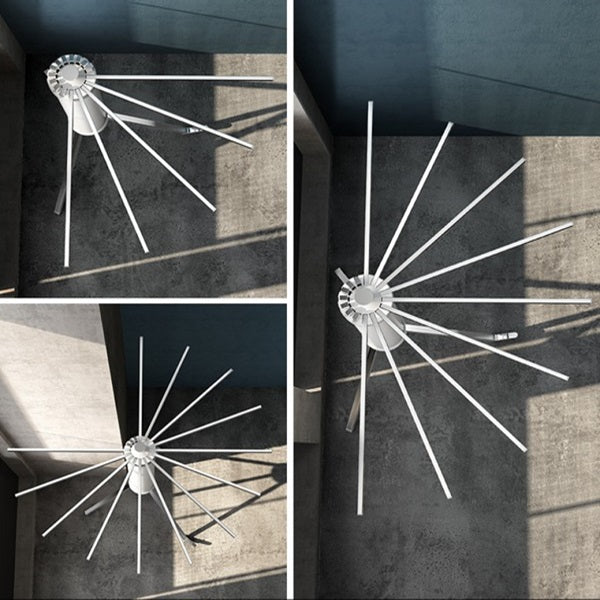 Homes Premium Aluminium Foldable Clothes Drying Stand with 12 Foldable Rods