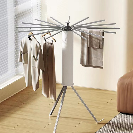 Homes Premium Aluminium Foldable Clothes Drying Stand with 12 Foldable Rods
