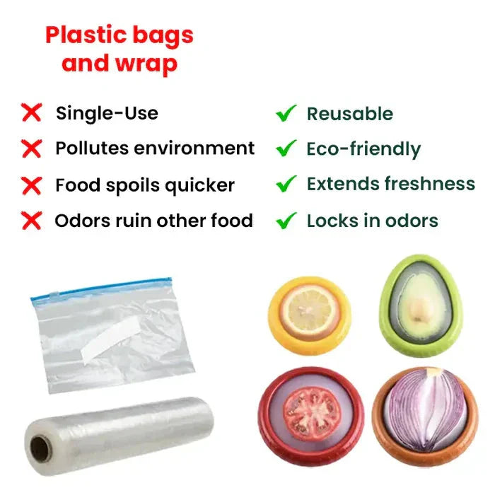 FreshSeal™ Reusable Food Saver (4PCS)